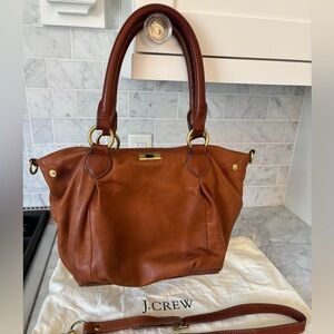 J. Crew cognac bag